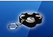 Key Chain Coin Holder Organizer Assorted Colors (Black)
