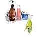 iPEGTOP Rectangle Bath Shelf Shower Caddy with Strong Suction Cups, Razor Holder Shampoo Bathroom Accessories Organizer - Rustproof Stainless Steel