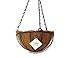 Kingbuy Black Growers Hanging Basket Planter with Chain Flower Plant Pot Home Garden Balcony Decoration-10inch (set of 2) …