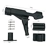 Hiumi-Adjustable-Black-Finish-ABS-and-Stainless-Fishing-Rod-Holder-for-Boat-Kayak-pontoon-boat-with-3-Mount