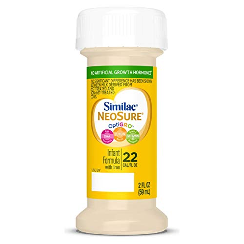 Similac NeoSure Infant Formula with Iron, for Babies Born Prematurely,  Ready-to-Feed Bottles, Ounces (48 Bot
