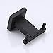KES Double Towel Hook for Bathroom Robe Hook in Shower Hook SUS 304 Stainless Steel Modern Square Style Wall Mount Matt Black, A2461-BK