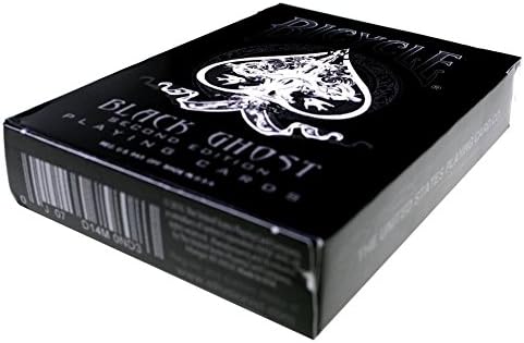 NEW ORIGINAL Bicycle Black Ghost Second Edition Playing Cards by Ellusionist by USA_Best_Seller