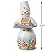 Hallmark Keepsake Christmas Ornament 2018 Year Dated, Snowman and Gingerbread House Snowtop Lodge Ginger N. Sweethaus Series #14