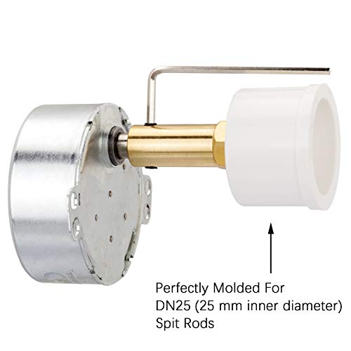 3 Pack 7mm Flexible Coupling Connector with DN25 Pipe Cap for Cup Turner Motor Kit- Plus 2 Wrench & 6 Screws