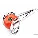 Multiuse Tomato Slicer Lemon Cutter Handheld Round Fruits Tongs Stainless Steel Onion Holder Firm Grip Durable Safe Kitchen Slicing Shredding Potatoes Round Fruits Vegetables Tools Kitchen Cutting Aid