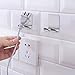 Razor Holder for Shower Multi Purpose Razor Hook Hanger Shower Sticky Adhesive Hooks Stainless Steel Phone Holder for Hanging Shaving Razor, Plug, Keys-4 Packs