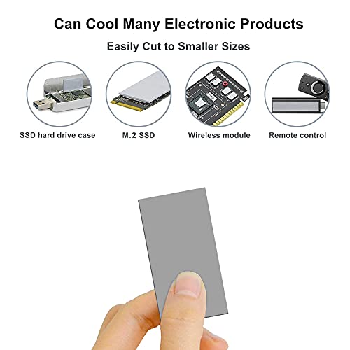 Thermal Pad 1mm 12.8 W/mK, 120x20x1.0mm, Thermalright HighTemperature
