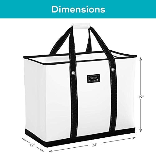 SCOUT 4 Boys Bag, Extra Large Beach Bag with Zipper, Pockets, and Comfort Grip Handles, Lightweight, Water-Resistant Utility Tote Bag in Fleetwood Black Pattern (Multiple Patterns Available) 8 SCOUT 4 Boys Bag, Extra Large Beach Bag with Zipper, Pockets, and Comfort Grip Handles, Lightweight, Water-Resistant Utility Tote Bag in Fleetwood Black Pattern (Multiple Patterns Available)