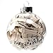 Vintage Sheet Music Christmas Ornament - 2.62 Inch Glass Ornament with 1/4 Inch Strips. Music Ornament