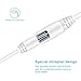 LANMU DC Power Extension Cable (12ft, 2-Pack)