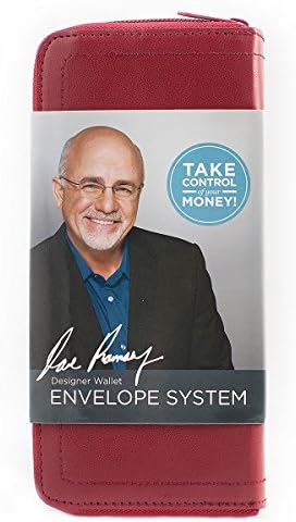 Dave Ramsey's Red Designer Wallet Envelope System