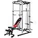 Vanswe Adjustable Weight Bench 800 lbs Flat/Incline/Decline Utility Exercise Workout Bench Sit Up Home Gym Equipment for Full Body Workout