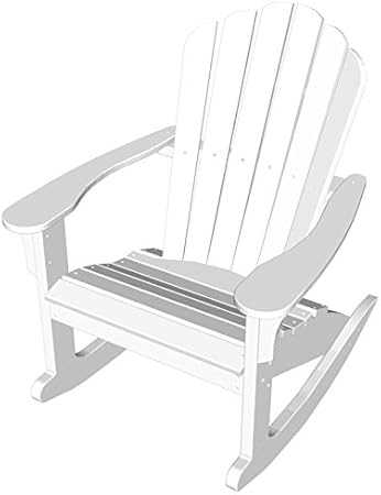 Amazon.de: CASA BRUNO Adirondack Schaukelstuhl Mallorca HDPE Kunststoff