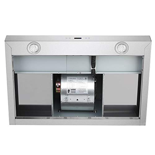 CAVALIERE 30" Inch Range Hood Wall Mounted Stainless Steel Kitchen Vent 900 CFM - Thumbnail 6
