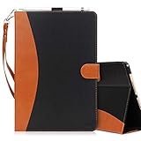 iPad Pro 12.9 Case (Compatible with 2017 and 2015 Model) - FYY (with Long Apple Pencile Holder and Auto Sleep Wake Function) Premium Leather Case for Apple iPad Pro 12.9 (Both 2017 and 2015)- Black