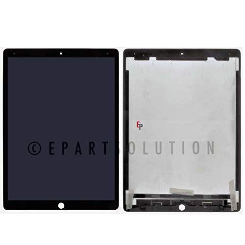ePartSolution_LCD Display Touch Screen Digitizer Assembly for iPad Pro 12.9" 2nd Gen A1670 A1671 Replacement Part (Black)