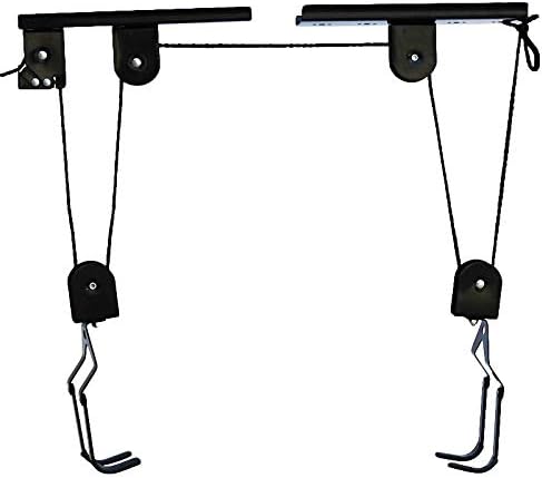 Iycorish Kayak&Canoe Pulley System Kayak Storage Hoist Garage Ceiling Pulley Rack 125Lb