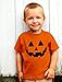 Jack O Lantern Face Pumpkin Shirt Boys Girls Toddler Halloween Shirts for Kids 4T Orange