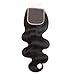 10A Human Hair Body Wave Unprocessed Virgin Free Part Brazilian Body Wave Lace Natural Color (8Inch)