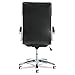 Alera ALENR4119 Neratoli Series High-Back Slim Leather Chair - Black/Chrome