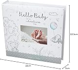 Widdle Celebrations Baby First Photo Album 4x6 200 Photos White Memo Unisex view 4