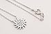 Sun Shape Special Design Turkish Evil Eye Handmade 925 Sterling Silver Round Cut Sapphire White Topaz Rhodium Necklace