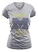 MJ Soffe NCAA Michigan Wolverines Women's Fitted College Logo V-Neck Tee, X-Large