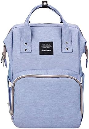 Maternity Diaper Bag Backpack Multi-Function Waterproof Travel Nappy Bags for Baby Care (Blue)