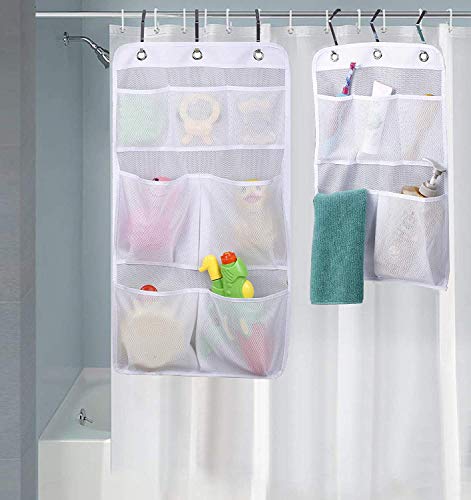 image for KIMBORA Pack 2 Shower Caddy Organizer for Travel Home Hanging Bathroom