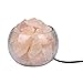 YYout STYD1130 Natural Rock Crystal Himalayan Salt Lamp Globe With Dimmable Switch Electric Wire & Three Bulb.(Bulb-15W), 11.6