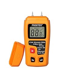 Medidor Digital de Humedad de la madera, Amarillo