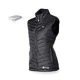 Venture Heat Women's Heated Vest with Battery 12 Hour - The Roam Puffer Heated Vest for Women, USB Powered
