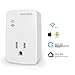 Ankuoo REC Lite White Wi-Fi Smart Plug with Push Notifications, New Firmware with AP Mode, Guarantees Connection To Your Router, Works with Alexa