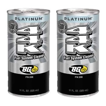 BG Platinum 44K Fuel System Cleaner - 8 Bottles (11 Fl Oz Each), Gasoline Engine Treatment, Professional Use