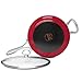 Chantal Copper Fusion 11-Inch Covered Saute Skillet, Chili Red