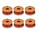 LBK 6-Pack Replacement 10-Foot Grass Trimmer/Edger Spool Line, Compatible with Worx WA0010 primary