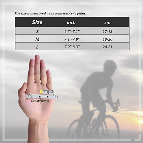 Arltb Winter Bike Gloves 3 Size 3 Colors Bicycle Cycling Biking Gloves Mitts Full Finger Pad Breathable Lightweight for Bike Riding Mountain Bike Motorcycle Free Cycle BMX Lifting Fitness Climbing