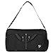 Coreal 60l Foldable Waterproof Travel Camping Duffel Luggage Gym Sport Bag with Shoe Compartment BK