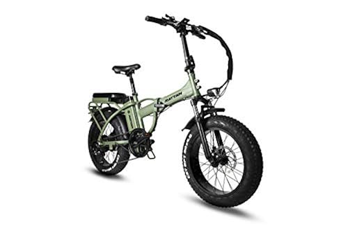 Rattan Folding Electric Bike 750W 48V 