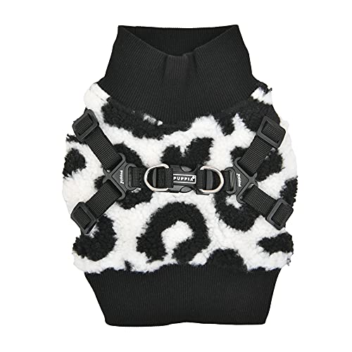 Puppia Serval Jacket Dog Harness Pullover Warm Winter Flower Pattern for Small…
