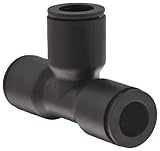 Legris 3104 04 00 Nylon Push-to-Connect Fitting, Union Tee, 5/32