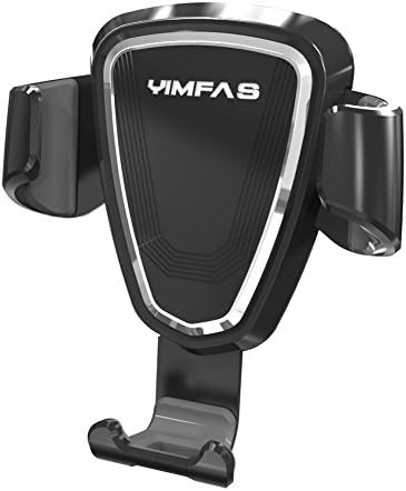 YIMFAS Phone Gravity Holder for Car , Universal Air Vent Mount Cradle Smart No-Touch Design for iPhone Samsung and Other Smart Cellphone
