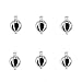 10pcs Hollow Round Shape Silver Plated Bead Cage Locket Pendant - Add Your Own Stones, Rock to Cage,Add Perfume and Essential Oils to Create a Scent Diffusing Pendant Charms Fit Necklace