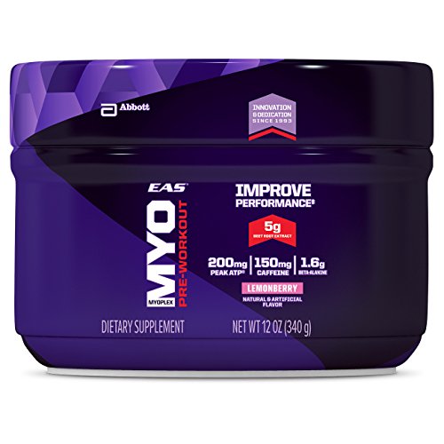 EAS Myoplex Pre-Workout Powder Lemon Berry, 12 ounce