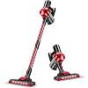 iwoly C150 Cordless Vacuum Cleaner Rechargeable with 2200mAh Detachable Battery, 18000Pa Cyclone Vacuum with HEPA Filter…