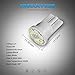 Partsam T10 194 LED Light Bulb 168 LED Bulbs Instrument Panel Gauge Cluster Dashboard LED Light Bulbs No-Polarity 2825 Dome Map Lights - 8Pack White