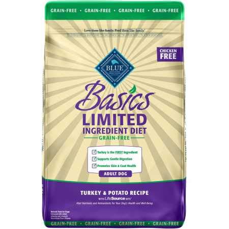 Blue Basics GrainFree Adult Turkey Potato (24 lb)