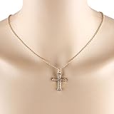 Usstore Women Fashion Casual Personality Cross Lariat Necklaces Pendants Chain Gift