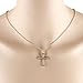 Usstore Women Fashion Casual Personality Cross Lariat Necklaces Pendants Chain Gift